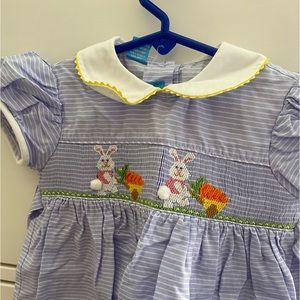 Anavini smocked easter dress